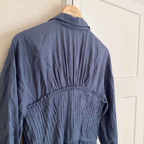 Pilcro Anthropologie Corset Midi Shirt Dress - Picture 9 of 12